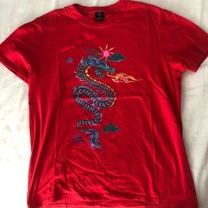 Urban Outfitters red dragon t-shirt